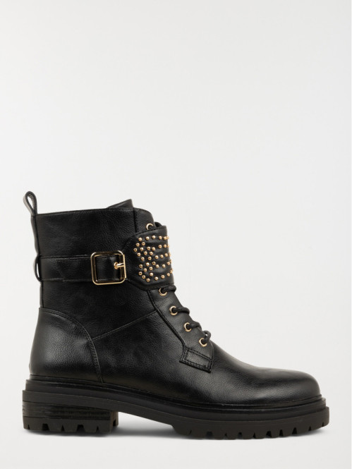 Bottines à lacets studs femme (36-41)