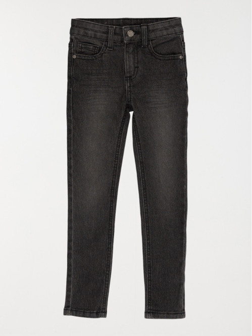 Jean skinny noir garçon (3-12A)