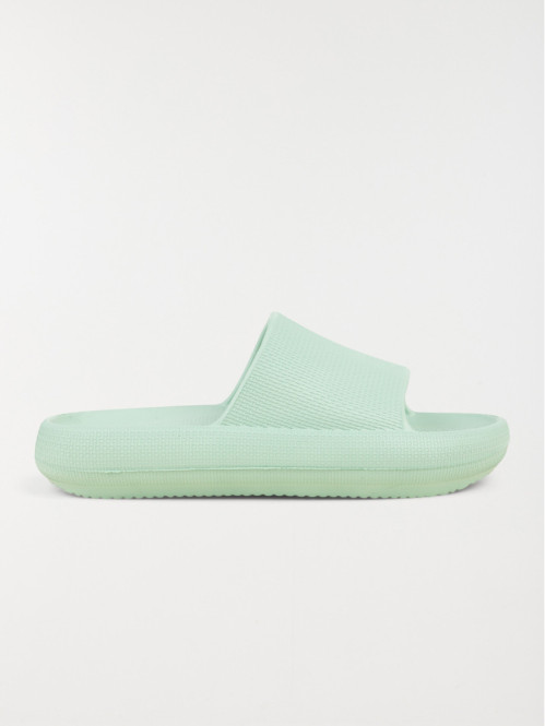 Claquettes vert d'eau femme (36-41)