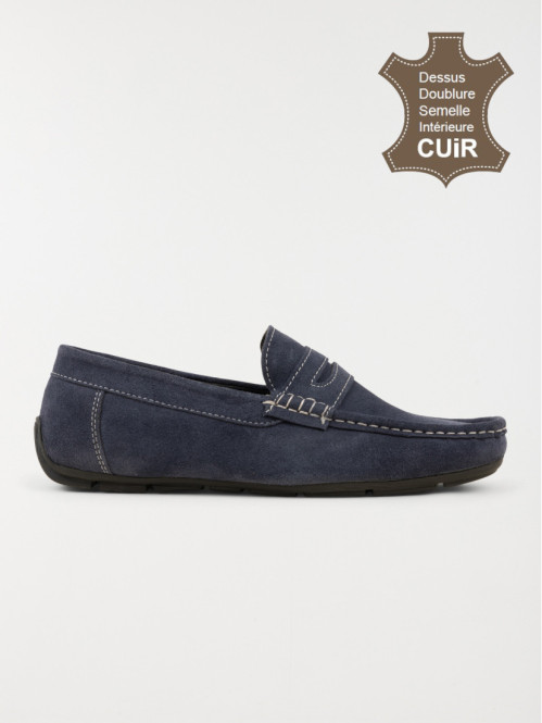 Mocassin navy homme (40-46)