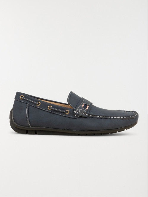 Mocassins navy blue homme...