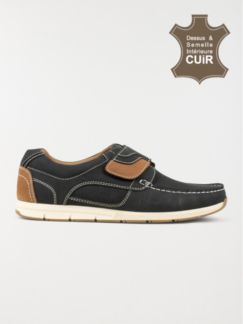 Chaussure bateau scratch homme (40-45)