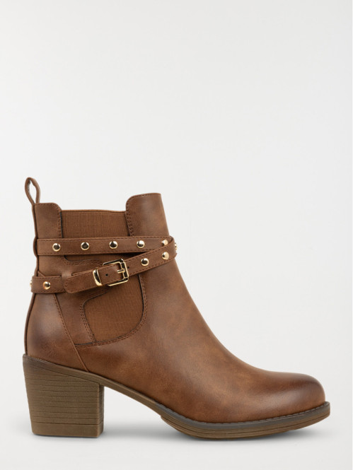 Bottines marrons femme (36-41)