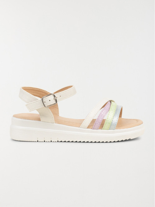 Sandales brides colorées fille (31-37)