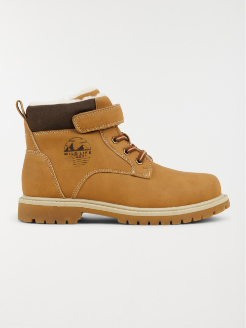 Boots scratch camel garçon (31-35)