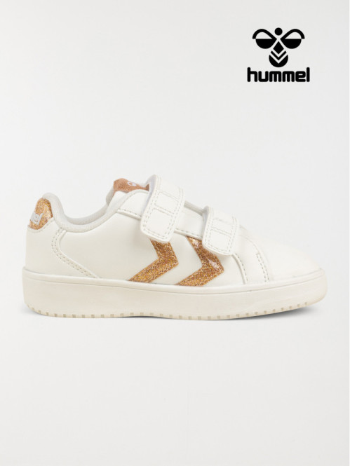 Baskets Hummel blanche fille (24-30)