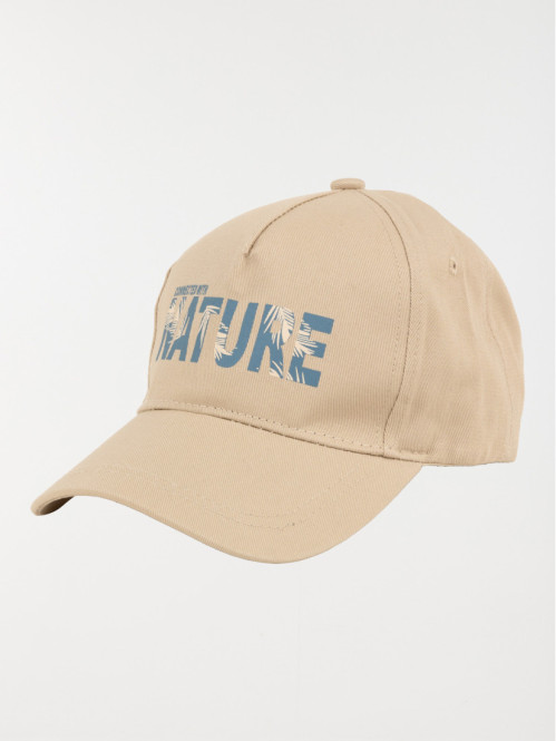 Casquette enfant nature 