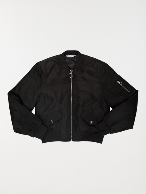 Blouson bombers noir fille...