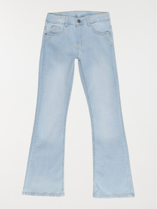 Jean flare bleached fille (XXS-M)