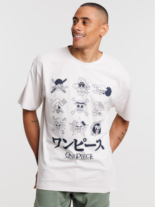 Tee-shirt bleu One piece homme