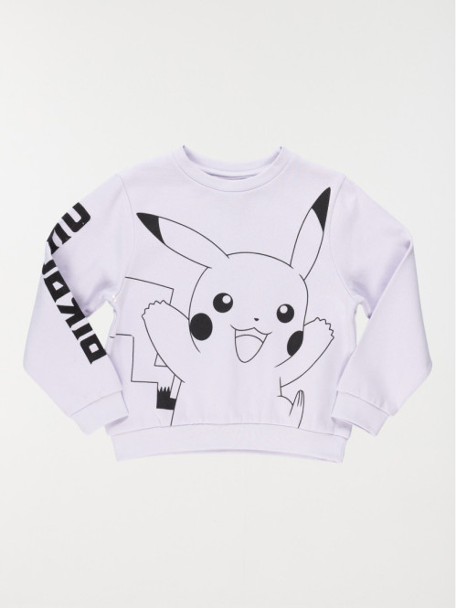 Sweat Pikachu Pokémon fille (3-8A)