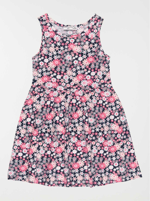 Robe imprimé fleurs fille (3-12A)