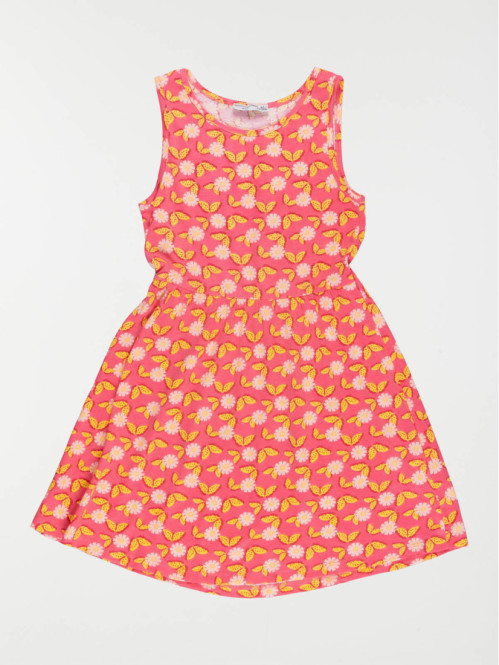 Robe imprimée papillon fille (3-12A)