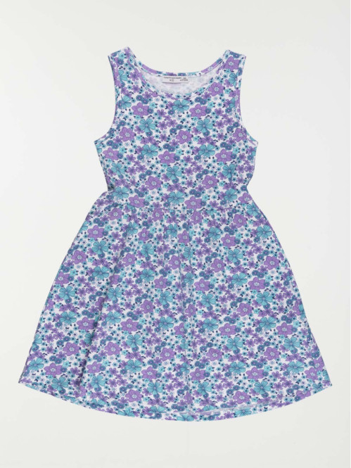 Robe imprimée fleurie fille (3-12A)