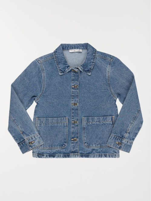 Veste jean stone fille (3-12A)