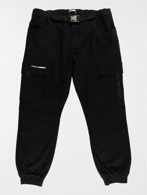 Pantalon cargo noir grande...