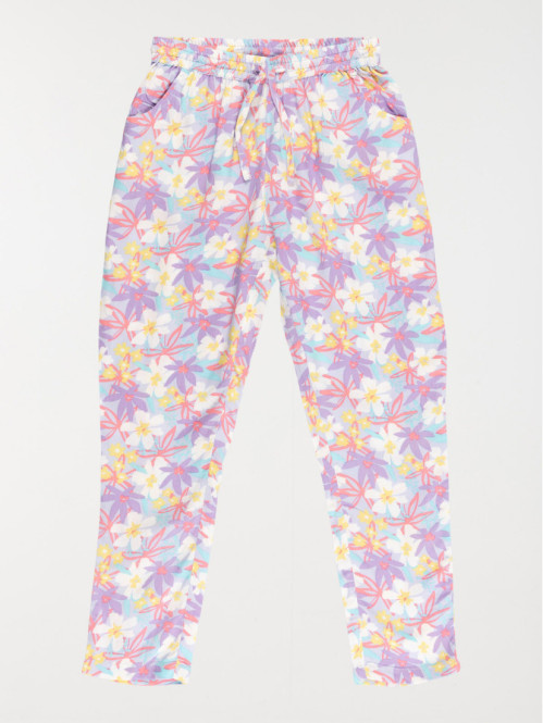 Pantalon fluide fleuri fille (3-12A)