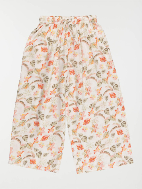 Pantalon large tropical...