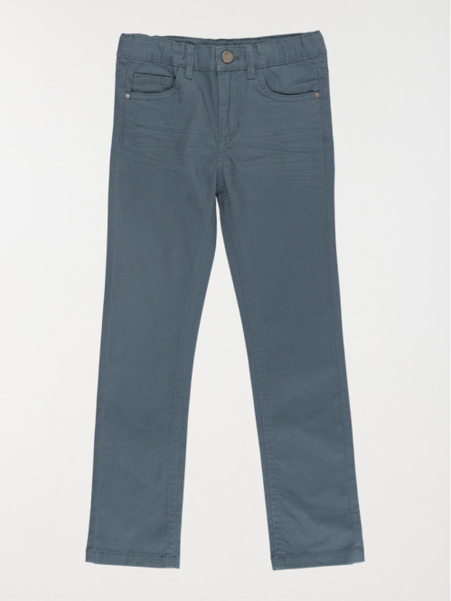 Pantalon slim ardoise...