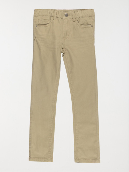 Pantalon slim vert sauge...