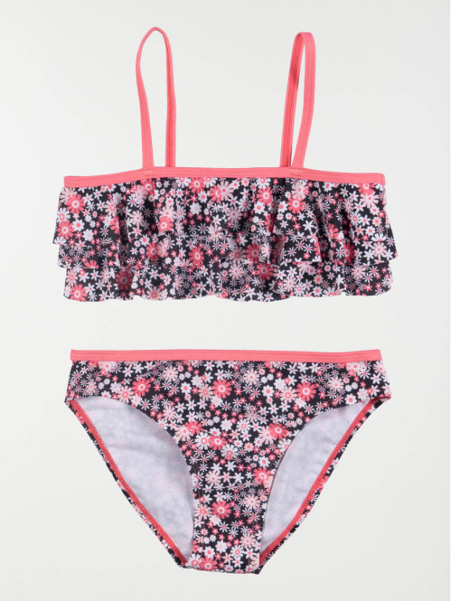 Maillot de bain fleuri fille (3-12A)