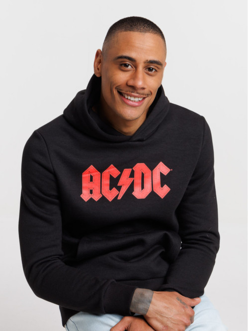 Sweat à capuche noir ACDC homme