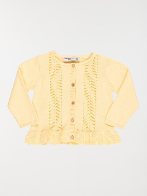 Gilet fille citronnade (3-36M)