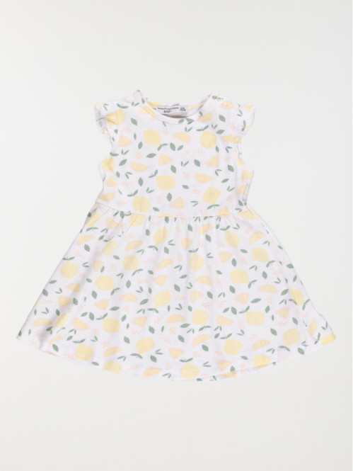 Robe motif citron fille (3-36M)