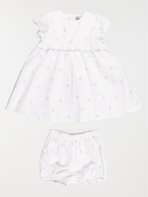 Ensemble fille robe et bloomer (3-24M)