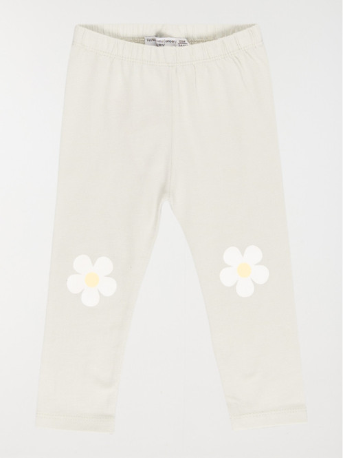 Legging fleurs genoux fille (3-36M)