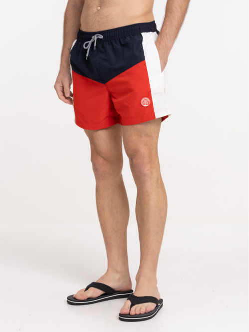 Short de bain tricolore homme