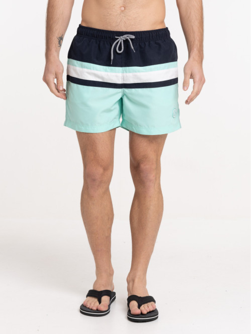 Short de bain homme tricolore