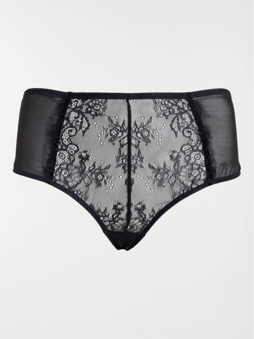 Tanga dentelle noir femme (44-52)