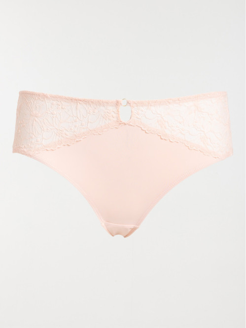 Shorty dentelle pêche femme (44-52)