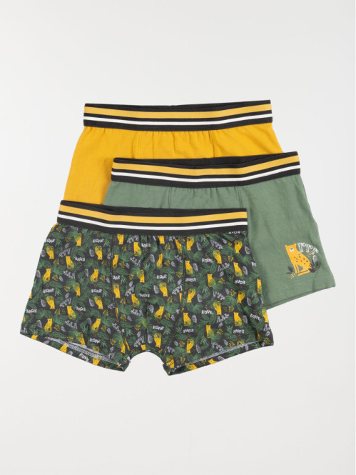 Lot de 3 boxers motif...