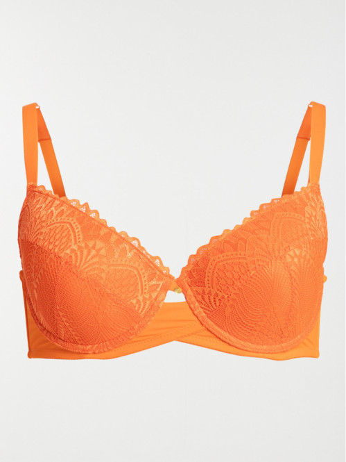 Soutien-gorge orange femme (100C-105F)