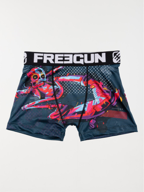 Boxer Freegun motif skate garçon