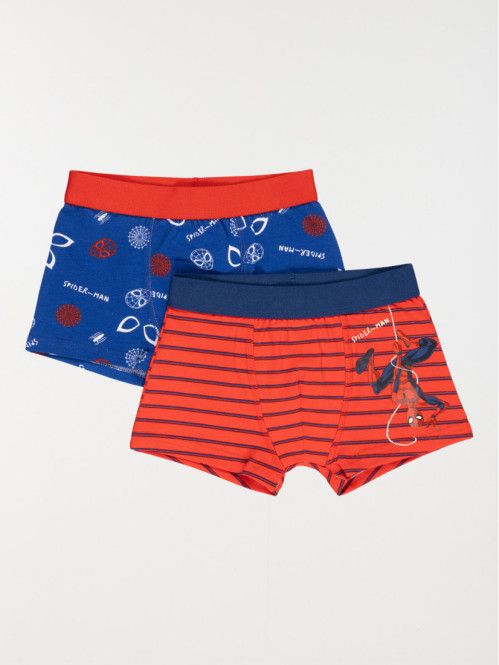 Lot de 2 boxers SPIDERMAN garçon