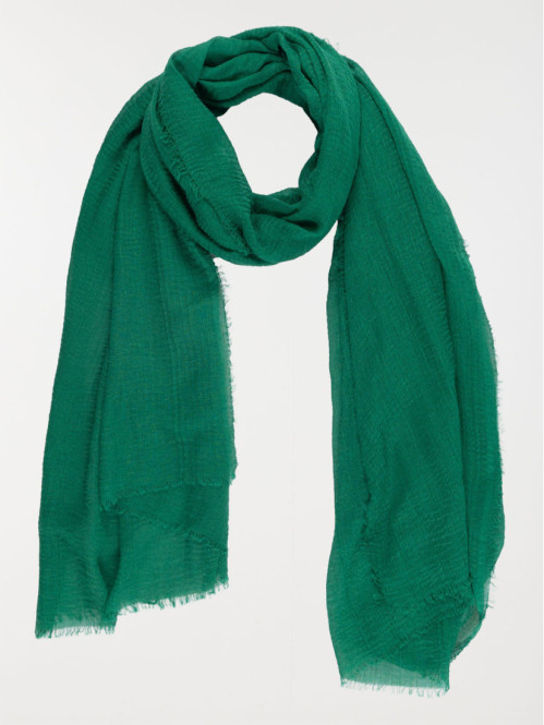 Foulard uni vert bosphore...