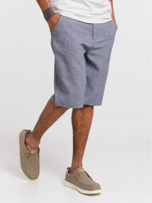 Bermuda chambray marine...