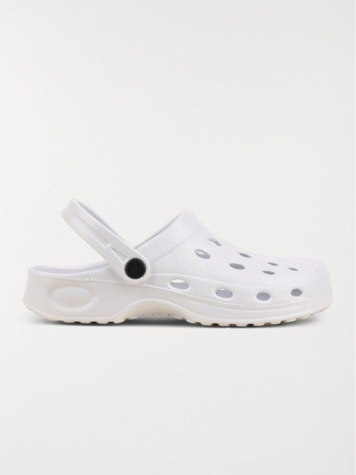 Sabots plastiques blancs femme (36-41)