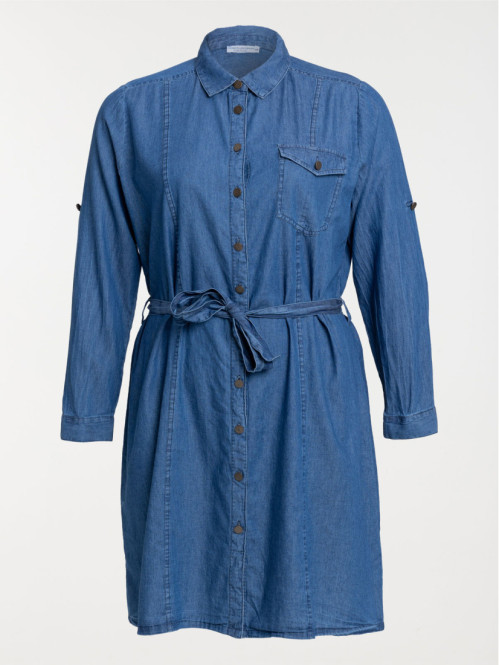 Robe denim stone grande...