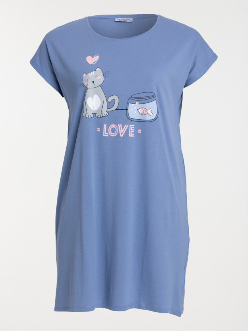 Chemise de nuit love grande...