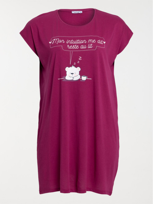 Chemise de nuit ours grande...