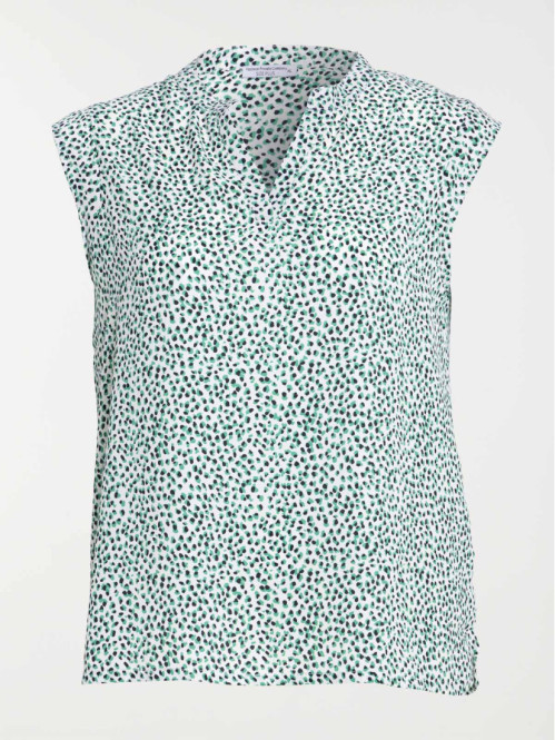 Blouse graphique grande taille femme