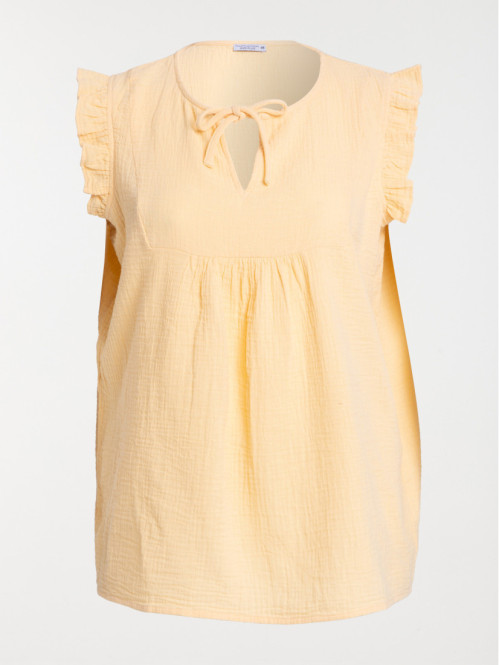 Blouse soft yellow grande...