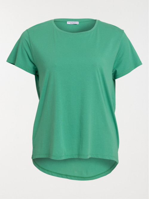 T-shirt vert pop grande taille femme