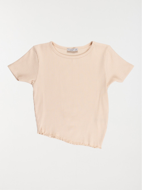 T-shirt asymétrique fille (XXS-M)