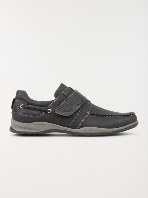 Chaussure bateau noire homme (41-46)