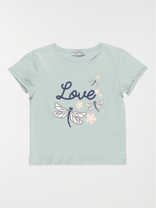 Tee-shirt libellules fille (3-12A)